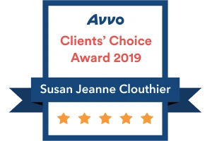 Avvo Client's Choice Award 2019 / Susan Jeanne Clouthier - Badge